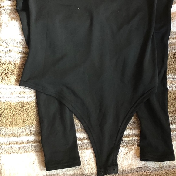 Women Long Sleeve Turtleneck Jumpsuit Bodysuit - Picture 5 of 6